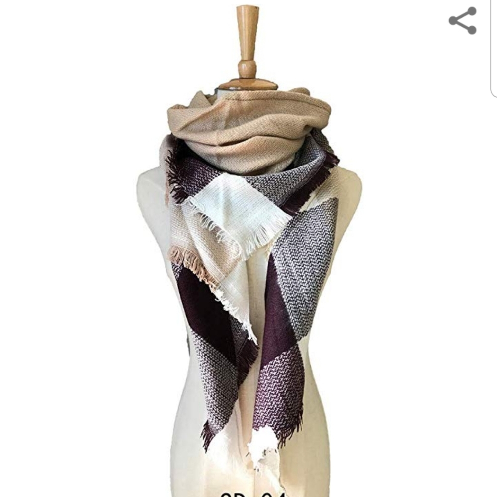 Womens Long Shawl Wraps Large Scarf